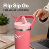 image:imageReebok 32 oz Insulated Steel Tumbler with Handle amp Straw Lid Blue  Leakproof Cupholder Friendly Keeps Cold 24 Hours BPA FreePink