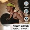 image:imageReebok 3pk Wide Knotted Headwrap  Secure Lightweight DamageFree Hold  Quality Gym Hair Accessories for Active Comfort