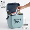 image:imageReebok 8L Hard Cooler Officially Licensed Portable Cooler Ice Chest with Handle Holds 12 Cans 12Hour Ice RetentionWhiteLight Blue