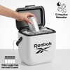 image:imageReebok 8L Hard Cooler Officially Licensed Portable Cooler Ice Chest with Handle Holds 12 Cans 12Hour Ice RetentionWhiteWhite