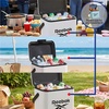 image:imageReebok 8L Hard Cooler Officially Licensed Portable Cooler Ice Chest with Handle Holds 12 Cans 12Hour Ice RetentionWhiteWhite