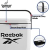image:imageReebok 8L Hard Cooler Officially Licensed Portable Cooler Ice Chest with Handle Holds 12 Cans 12Hour Ice RetentionWhiteWhite