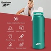 image:imageReebok Athletic Stainless Steel Water Bottle  Insulated Water Bottle 32 oz With Chug Lid  Double Wall Vacuum Insulated Sports Water Bottle BPA FreeGreen