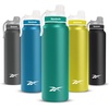 image:imageReebok Athletic Stainless Steel Water Bottle  Insulated Water Bottle 32 oz With Chug Lid  Double Wall Vacuum Insulated Sports Water Bottle BPA FreeGreen