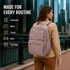 image:imageReebok Backpack for Men amp Women Lightweight Multipurpose Everyday Backpack  Padded Adjustable Straps and a Breathable Back Panel Fit a 156Inch Laptop for Commuting Gym or TravelGrady Latte