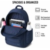 image:imageReebok Backpack for Men amp Women Lightweight Multipurpose Everyday Backpack  Padded Adjustable Straps and a Breathable Back Panel Fit a 156Inch Laptop for Commuting Gym or TravelSkyler Blue
