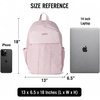 image:imageReebok Backpack for Men amp Women Lightweight Multipurpose Everyday Backpack  Padded Adjustable Straps and a Breathable Back Panel Fit a 156Inch Laptop for Commuting Gym or TravelRegan II Ashen Lilac