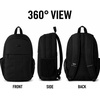 image:imageReebok Backpack for Men amp Women Lightweight Multipurpose Everyday Backpack  Padded Adjustable Straps and a Breathable Back Panel Fit a 156Inch Laptop for Commuting Gym or TravelRegan II Black