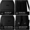 image:imageReebok Backpack for Men amp Women Lightweight Multipurpose Everyday Backpack  Padded Adjustable Straps and a Breathable Back Panel Fit a 156Inch Laptop for Commuting Gym or TravelRegan II Black