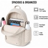 image:imageReebok Backpack for Men amp Women Lightweight Multipurpose Everyday Backpack  Padded Adjustable Straps and a Breathable Back Panel Fit a 156Inch Laptop for Commuting Gym or TravelSkyler Pumice Stone