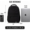 image:imageReebok Backpack for Men amp Women Lightweight Multipurpose Everyday Backpack  Padded Adjustable Straps and a Breathable Back Panel Fit a 156Inch Laptop for Commuting Gym or TravelGrady Black