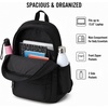 image:imageReebok Backpack for Men amp Women Lightweight Multipurpose Everyday Backpack  Padded Adjustable Straps and a Breathable Back Panel Fit a 156Inch Laptop for Commuting Gym or TravelRegan II Black