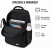 image:imageReebok Backpack for Men amp Women Lightweight Multipurpose Everyday Backpack  Padded Adjustable Straps and a Breathable Back Panel Fit a 156Inch Laptop for Commuting Gym or TravelGrady Black