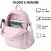 image:imageReebok Backpack for Men amp Women Lightweight Multipurpose Everyday Backpack  Padded Adjustable Straps and a Breathable Back Panel Fit a 156Inch Laptop for Commuting Gym or TravelRegan II Ashen Lilac