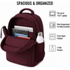 image:imageReebok Backpack for Men amp Women Lightweight Multipurpose Everyday Backpack  Padded Adjustable Straps and a Breathable Back Panel Fit a 156Inch Laptop for Commuting Gym or TravelGrady Black Cherry