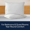 image:imageReebok Charcoal Breeze Pillow 2 Pack Queen Size RBK Fresh Pillows with Cooling Airflow Odor Neutralizing amp Moisture Wicking Moderate Firm Support for Side Back amp Stomach Sleepers GRS Certified