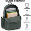 image:imageReebok Element Backpack for Men amp Women Spacious Bag for Gym Work Travel  Durable WaterResistant Fabric with a Dedicated Laptop Compartment Padded Adjustable Straps and Multiple Organizer PocketsElement III  Dark Forest
