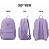 image:imageReebok Element Backpack for Men amp Women Spacious Bag for Gym Work Travel  Durable WaterResistant Fabric with a Dedicated Laptop Compartment Padded Adjustable Straps and Multiple Organizer PocketsElement III Wild Lavender