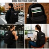 image:imageReebok Element Backpack for Men amp Women Spacious Bag for Gym Work Travel  Durable WaterResistant Fabric with a Dedicated Laptop Compartment Padded Adjustable Straps and Multiple Organizer PocketsElement BlackWhite