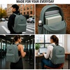image:imageReebok Element Backpack for Men amp Women Spacious Bag for Gym Work Travel  Durable WaterResistant Fabric with a Dedicated Laptop Compartment Padded Adjustable Straps and Multiple Organizer PocketsElement III  Dark Forest