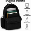 image:imageReebok Element Backpack for Men amp Women Spacious Bag for Gym Work Travel  Durable WaterResistant Fabric with a Dedicated Laptop Compartment Padded Adjustable Straps and Multiple Organizer PocketsElement BlackWhite
