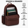 image:imageReebok Element Backpack for Men amp Women Spacious Bag for Gym Work Travel  Durable WaterResistant Fabric with a Dedicated Laptop Compartment Padded Adjustable Straps and Multiple Organizer PocketsElement III  Villa Brown