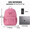 image:imageReebok Element Backpack for Men amp Women Spacious Bag for Gym Work Travel  Durable WaterResistant Fabric with a Dedicated Laptop Compartment Padded Adjustable Straps and Multiple Organizer PocketsElement III Infused Lilac