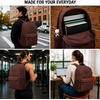 image:imageReebok Element Backpack for Men amp Women Spacious Bag for Gym Work Travel  Durable WaterResistant Fabric with a Dedicated Laptop Compartment Padded Adjustable Straps and Multiple Organizer PocketsElement III  Villa Brown