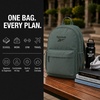 image:imageReebok Element Backpack for Men amp Women Spacious Bag for Gym Work Travel  Durable WaterResistant Fabric with a Dedicated Laptop Compartment Padded Adjustable Straps and Multiple Organizer PocketsElement III  Dark Forest