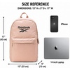 image:imageReebok Element Backpack for Men amp Women Spacious Bag for Gym Work Travel  Durable WaterResistant Fabric with a Dedicated Laptop Compartment Padded Adjustable Straps and Multiple Organizer PocketsElement Khaki
