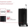 image:imageReebok Go Collection 20 Inch Hard Shell Spinner Carry On Luggage for Airplanes ABSPC Hardside Suitcase with 360Degree Spinner Wheels Retractable Handle Airline Approved Black