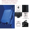 image:imageReebok Go Collection 20 Inch Hard Shell Spinner Carry On Luggage for Airplanes ABSPC Hardside Suitcase with 360Degree Spinner Wheels Retractable Handle Airline Approved Black
