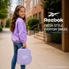 image:imageReebok Kids Insulated Lunch Bag for Boys amp Girls Durable Lunchbox  Lightweight Two Zippered Compartments Keep Meals amp Snacks Fresh Easy Top Handle Mesh Side Pocket WipeCleanBrooks Lavender