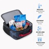 image:imageReebok Kids Insulated Lunch Bag for Boys amp Girls Durable Lunchbox  Lightweight Two Zippered Compartments Keep Meals amp Snacks Fresh Easy Top Handle Mesh Side Pocket WipeCleanBrooks Black Camo