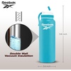 image:imageReebok Lifestyle Stainless Steel Water Bottle  Insulated Water Bottle 32 oz With Straw  Double Wall Vacuum Insulated Sports Water Bottle BPA FreeBlue