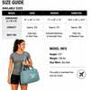 image:imageReebok Lightweight Unisex Carry On Gym Duffle Bag for Men amp Women Sports  Durable WaterResistant Fabric Roomy Compartments Adjustable Shoulder Strap amp Dual Handles Overnight amp Weekend TravelDenver  Trellis