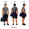 image:imageReebok Lightweight Unisex Carry On Gym Duffle Bag for Men amp Women Sports  Durable WaterResistant Fabric Roomy Compartments Adjustable Shoulder Strap amp Dual Handles Overnight amp Weekend TravelHamilton Navy