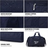 image:imageReebok Lightweight Unisex Carry On Gym Duffle Bag for Men amp Women Sports  Durable WaterResistant Fabric Roomy Compartments Adjustable Shoulder Strap amp Dual Handles Overnight amp Weekend TravelHamilton Navy