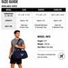 image:imageReebok Lightweight Unisex Carry On Gym Duffle Bag for Men amp Women Sports  Durable WaterResistant Fabric Roomy Compartments Adjustable Shoulder Strap amp Dual Handles Overnight amp Weekend TravelHamilton Navy