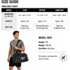 image:imageReebok Lightweight Unisex Carry On Gym Duffle Bag for Men amp Women Sports  Durable WaterResistant Fabric Roomy Compartments Adjustable Shoulder Strap amp Dual Handles Overnight amp Weekend TravelCade  BlackWhite