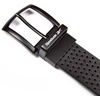 image:imageReebok Mens Golf Belt  Athletic Performance  Lightweight  Casual  Breathable  Comfort  VersatileReversible Perforated Leather  BlackGrey