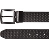 image:imageReebok Mens Golf Belt  Athletic Performance  Lightweight  Casual  Breathable  Comfort  VersatileReversible Perforated Leather  BlackGrey