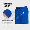 image:imageReebok Mens Swim Trunks with Mesh Liner 7 Inseam Quick Drying Mens Bathing Suit Board Shorts for Swimming and BeachBlue
