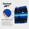 image:imageReebok Mens Swim Trunks with Mesh Liner 7 Inseam Quick Drying Mens Bathing Suit Board Shorts for Swimming and BeachBlue Multi