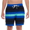 image:imageReebok Mens Swim Trunks with Mesh Liner 7 Inseam Quick Drying Mens Bathing Suit Board Shorts for Swimming and BeachBlue Multi