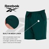 image:imageReebok Mens Swim Trunks with Mesh Liner 7 Inseam Quick Drying Mens Bathing Suit Board Shorts for Swimming and BeachGreen