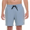 image:imageReebok Mens Swim Trunks with Mesh Liner 7 Inseam Quick Drying Mens Bathing Suit Board Shorts for Swimming and BeachGrey