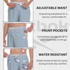 image:imageReebok Mens Swim Trunks with Mesh Liner 7 Inseam Quick Drying Mens Bathing Suit Board Shorts for Swimming and BeachGrey Multi
