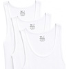 image:imageReebok Mens Tank Top  3 Pack5 Pack Super Soft Cotton Blend Ribbed Sleeveless Undershirts amp Muscle Tees for MenWhite 3pk