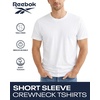 image:imageReebok Mens Undershirts  5 Pack Cotton Crewneck amp VNeck Short Sleeve  Smooth DistractionFree Layering Fit Breathable Softness with Flexible Comfort That Feels Great All DayCrew White